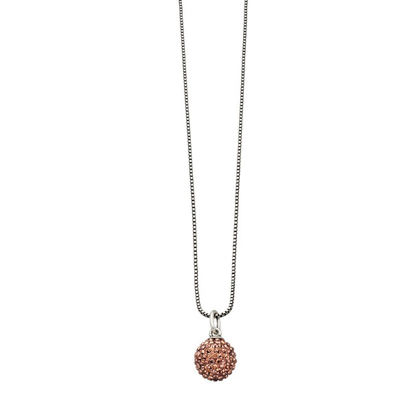 Fiorelli Copper Pave Set Sphere Necklace